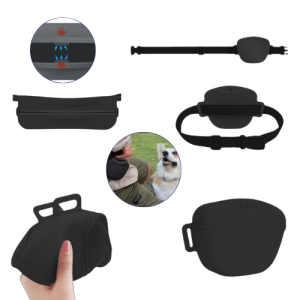 Non-Toxic Silicone Dog Treat Bag - Portable Training Pouch Non-Toxic Silicone Dog Treat Bag - Portable Training Pouch