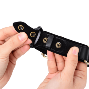 Leather Airtag Dog Collar with Secure Apple Airtag Holder Leather Airtag Dog Collar with Secure Apple Airtag Holder